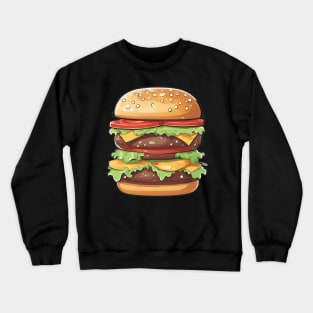 Hamburger Lover Crewneck Sweatshirt